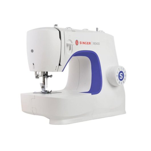 Máquina de coser Singer M3405 Azul y Blanco Mecánica 23 puntadas