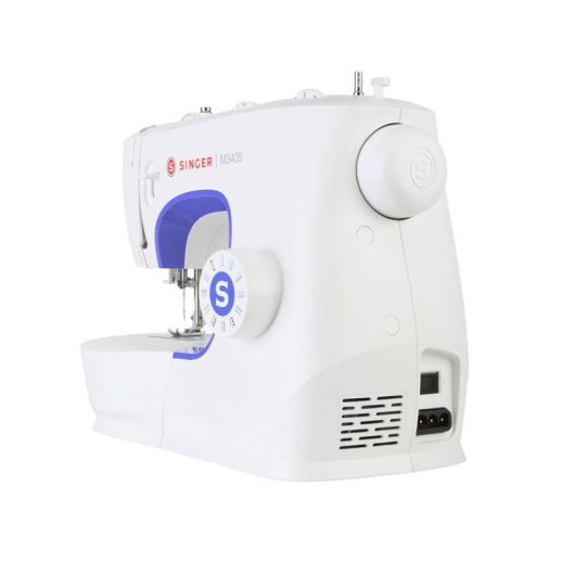 Máquina de coser Singer M3405 Azul y Blanco Mecánica 23 puntadas