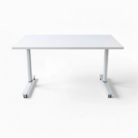 Mesa Spacio FlexiMove Plegable y Volteable 1600x600x755mm Blanco Mate