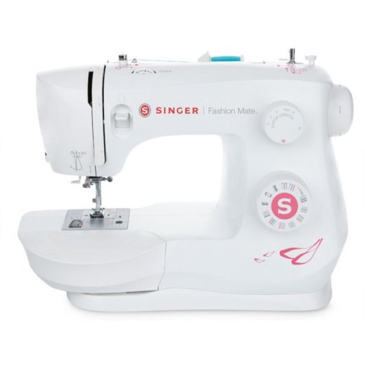 Machine à coudre Singer Fashion Mate 3333 automatique blanche 23 programmes
