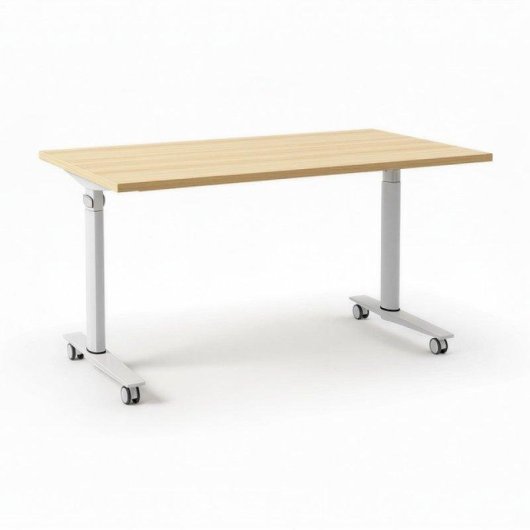 Mesa Spacio FlexiMove Plegable y Volteable 1200x800x755mm Haya