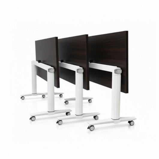 Mesa Spacio FlexiMove Plegable y Volteable 1600x800x755mm Wengué