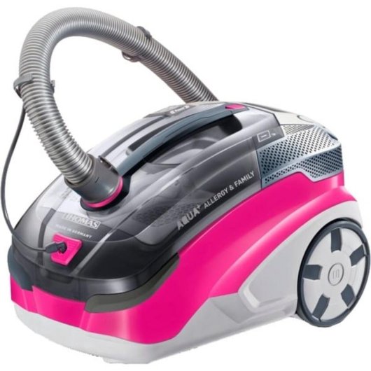 Staubsauger mit Beutel Thomas 788585 1700W Trocken und Nass 2,6L Grau Neonrosa