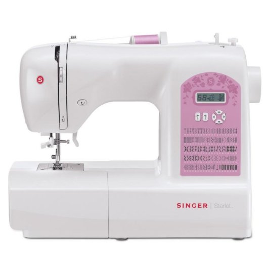 Máquina de coser Singer Starlet 6699, 100 puntadas, 750 puntadas/minuto, eléctrica