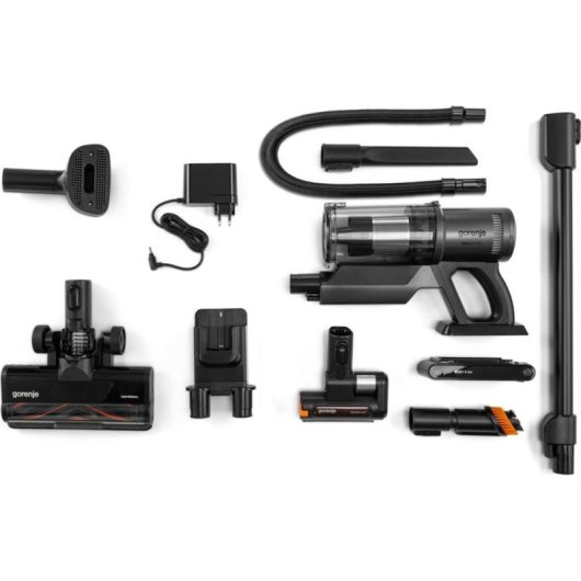 Aspiradora sin Cable Gorenje SVC296449NMBL 550W 29,6V 0,6L Antienredos Mascotas Carbón vegetal