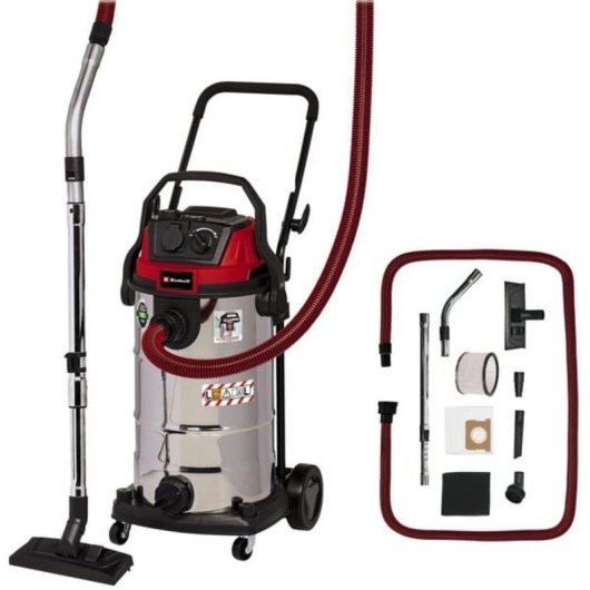 Aspirapolvere cilindrico Einhell TE-VC 2340 SACL 1900W 40L HEPA borgogna
