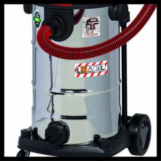 Aspirapolvere cilindrico Einhell TE-VC 2340 SACL 1900W 40L HEPA borgogna