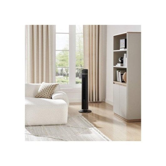 Ventilador Torre Oceanic 45W 101cm 3 Velocidades Oscilación 90° Temporizador Display LED