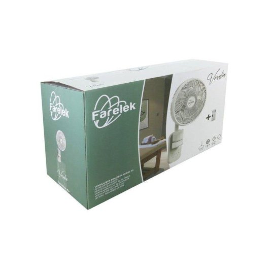 Wandventilator Farelek Voralia 36W 30cm 3 Stufen 3D-Oszillation Fernbedienung Timer