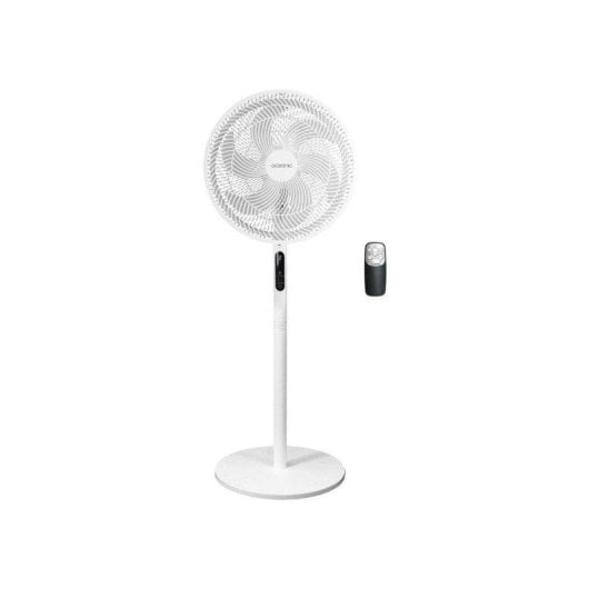 Ventilador de Pie Oceanic 2 en 1 45W 40cm 3 Velocidades Altura Regulable con Mando