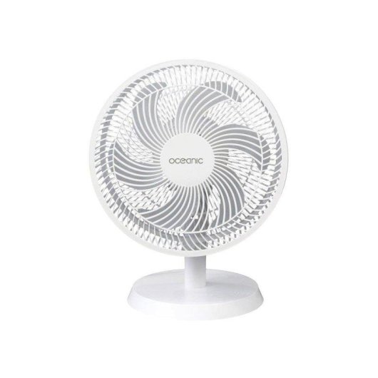 Ventilador de Sobremesa Oceanic OCEAVT30CMW 35W 3 Velocidades Oscilación 75° Silencioso