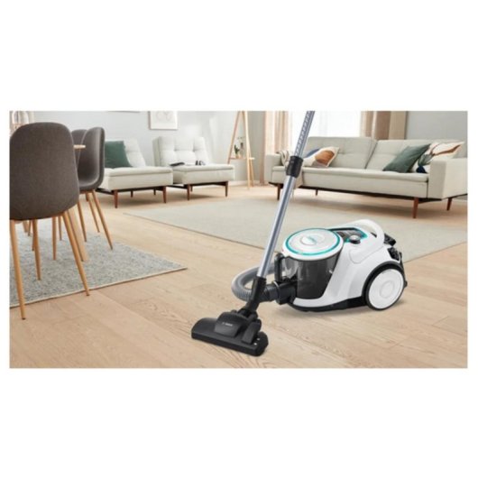 Aspirador sem Saco Bosch Serie 6 BGC41XHYG 700W 2,4L Filtro Higiénico Branco