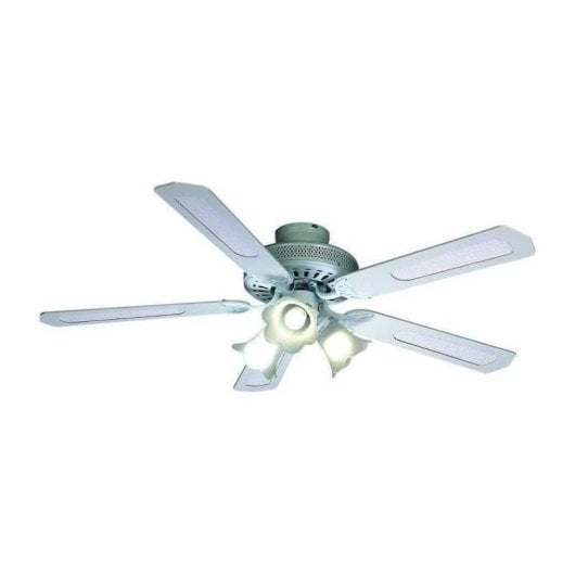 Ventilador de Techo con Luz FARELEK Baléares 3x60W 132cm 5 Palas Reversible Función Invierno