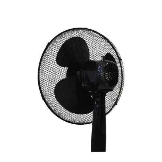 Ventilateur sur Pied Oceanic 45W 41cm 3 Vitesses Oscillation Tête Inclinable Noir