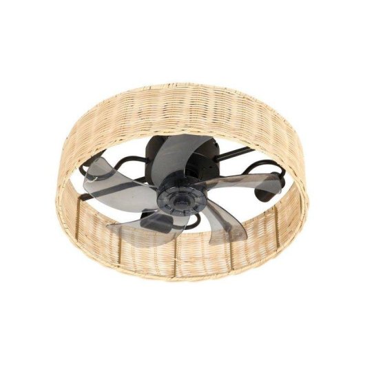 Ventilador de Techo con Luz FARELEK Alyzia 20W 40cm 6 Velocidades Motor DC Mando Temporizador Función Invierno