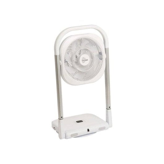 Tragbarer Faltbarer Teleskopventilator Farelek Orisen 13W Ø30cm 8 Stufen Leise Fernbedienung