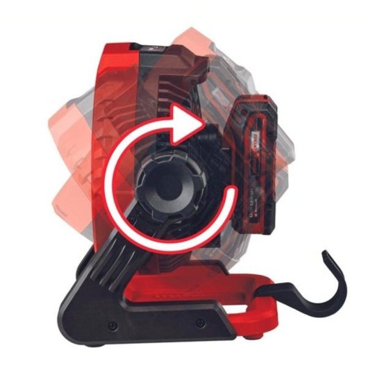 Ventilatore da Pavimento Senza Fili Einhell GE-CF 18/2200 Li 3 Velocità Inclinazione 360° Batteria