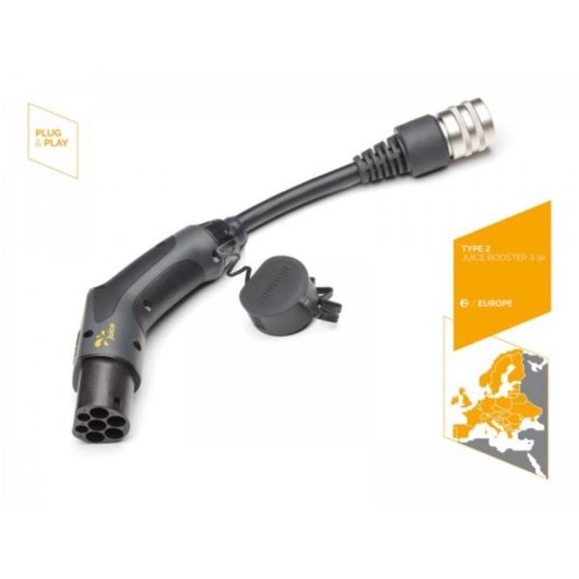 Adaptador de carga Juice Technology JUICE BOOSTER 3 air, Negro, Interior y exterior