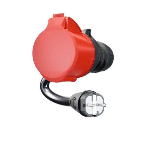 Adaptador go-e CH-04-02 1 toma 16 A IP55 para carga interior con cable 0,3 m