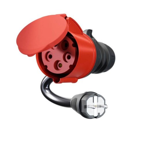 Adaptador go-e CH-04-02 1 toma 16 A IP55 para carga interior con cable 0,3 m