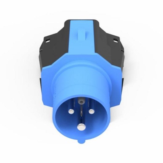 Adaptador de enchufe NRGkick 16A 3 polos azul para carga de vehículos eléctricos