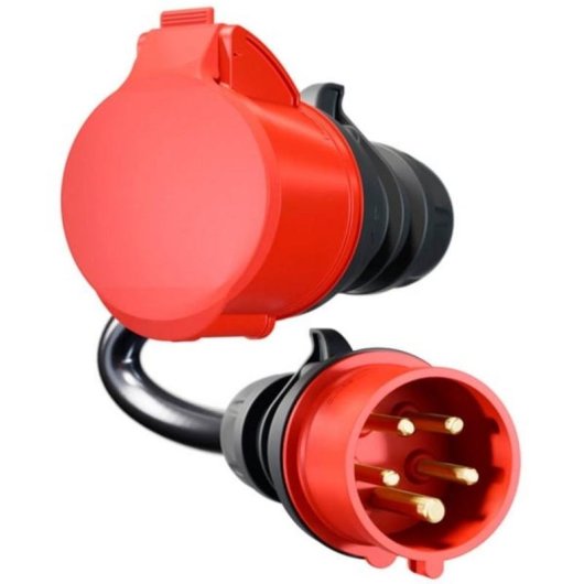 Adattatore go-e per Gemini flex 22 kW, CEE rosso trifase 32A a 16A