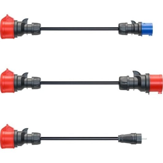 Conjunto de adaptadores para carregador go-e Gemini flex 11 kW, 3 peças