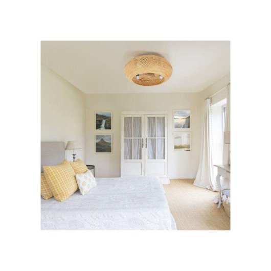 Deckenventilator mit Licht Farelek Canisséa 20W 50cm 6 Stufen Leise Fernbedienung