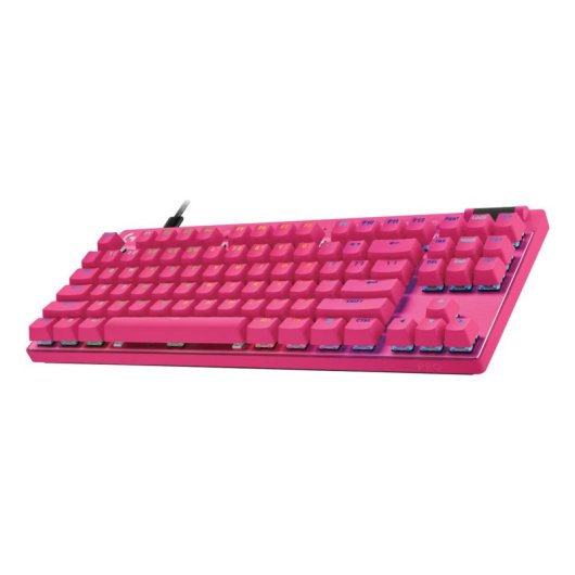 Clavier Logitech G PRO X TKL magnétique rapide RGB QWERTZ allemand rose