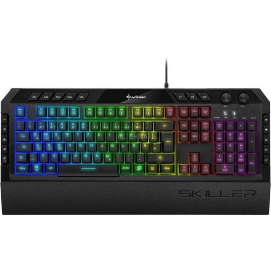 Tastatur Sharkoon Skiller SGK5 mechanisch RGB anpassbar QWERTZ deutsch
