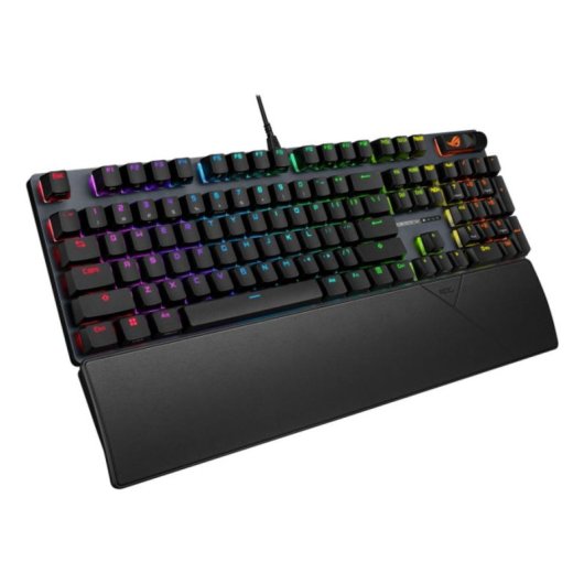 Teclado ASUS ROG Strix Scope II X mecánico con switches ROG NX Snow y RGB Swiss