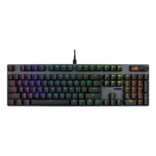 Teclado ASUS ROG Strix Scope II X mecánico con switches ROG NX Snow y RGB Swiss