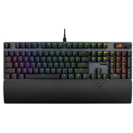 Teclado ASUS ROG Strix Scope II X mecánico con switches ROG NX Snow y RGB Swiss
