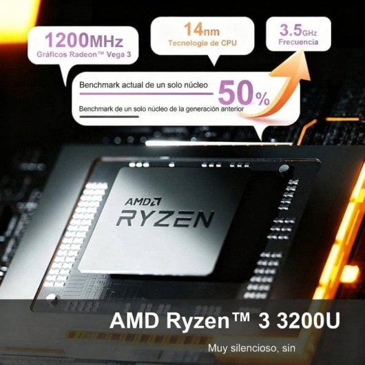 Portátil Ninkear YBOOK15 15.6" AMD Ryzen 3 3200U 16GB 512GB SSD Radeon Vega 3 Windows 11 Pro