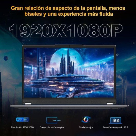 Portátil INTECHNE UL156 15.6" AMD Ryzen 3 3200U 16GB 512GB SSD Radeon Windows 11