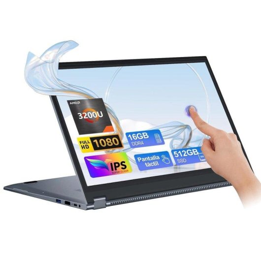 Portátil INTECHNE UCC-UL156-A 15.6" AMD Ryzen 5 3200U 16GB 512GB SSD Radeon Graphics Windows 11
