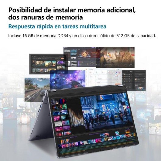 Portátil INTECHNE UCC-UL156-A 15.6" AMD Ryzen 5 3200U 16GB 512GB SSD Radeon Graphics Windows 11