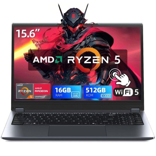 Portátil INTECHNE UL1561 15.6" AMD Ryzen 5 7430U 16GB 512GB SSD Radeon Vega 7 Windows 11 Pro