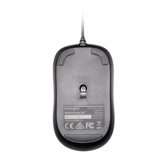Ratón Kensington ValuMouse con cable USB 1000 DPI negro ambidiestro 3 botones