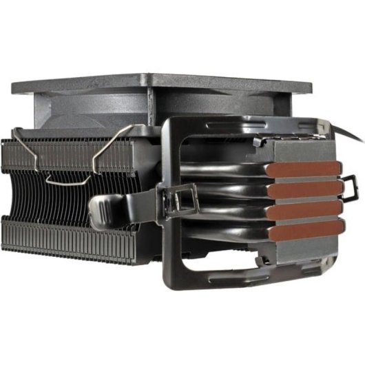 Refrigeración aire Inter-Tech Socket AM4 AM5 92 mm 4 tubos 4P90 Bulk negro