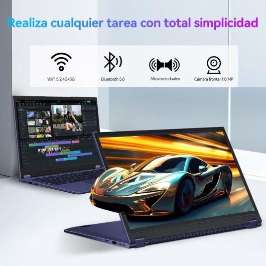 Portátil INTECHNE UCC-UL156 15,6" Intel Core m3-8100Y 16GB 512GB SSD UHD Graphics 615 Windows 11 Pro
