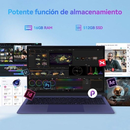 Portátil INTECHNE UCC-UL156 15,6" Intel Core m3-8100Y 16 GB UHD Graphics 615 512 GB SSD Windows 11 Pro convertible 360°