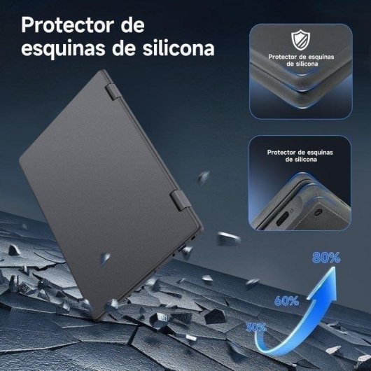 Portátil INTECHNE 11,6" Intel Core 6500Y 8GB 256GB SSD UHD 615 Windows 11 Pro