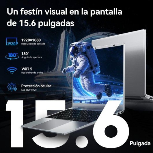 Portátil INTECHNE NCS2154 15,6" Intel Pentium Gold 6500Y 16GB UHD Graphics 615 512GB SSD Windows 11 Pro pantalla Full HD