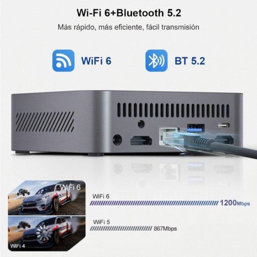 Mini PC Ninkear M7 AMD Ryzen 5 7430U/16GB/512GB SSD/AMD Radeon/Windows 11