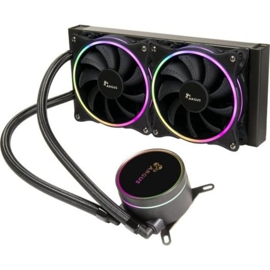 Refrigeración líquida Inter-Tech LC-240 RGB 240mm 2 ventiladores LED RGB