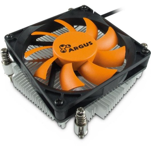 Refrigeración aire Inter-Tech Socket 1150/1151/1155/1156/1200 8 cm Argus T-200 negro naranja