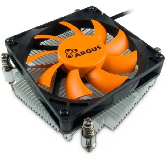 Refrigeración aire Inter-Tech Socket 1150/1151/1155/1156/1200 8 cm Argus T-200 negro naranja