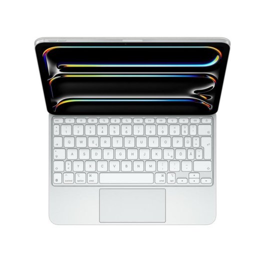Apple Magic Keyboard kabellose weiße QWERTZ deutsche Tastatur mit Trackpad
