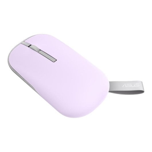 Ratón ASUS Marshmallow MD100 RF Wireless Bluetooth 1600 DPI Púrpura Ambidiestro